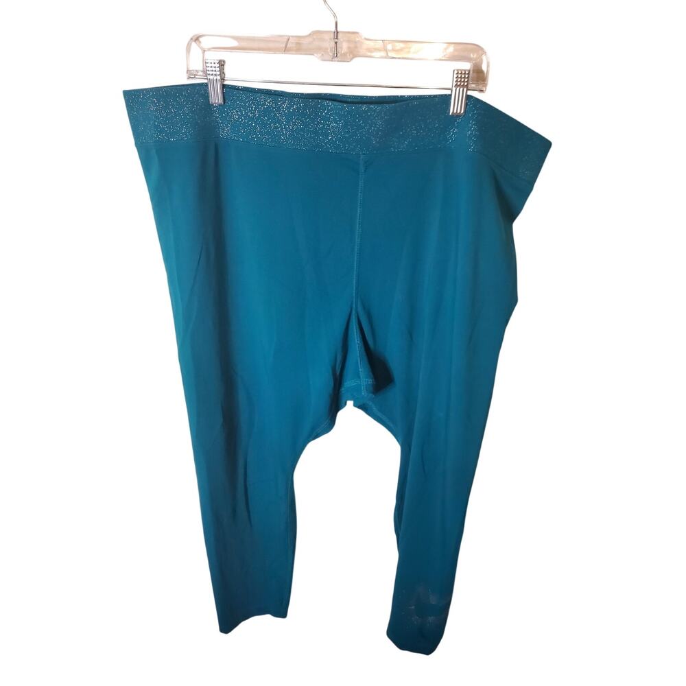 Nike Teal Crop Leggings, 3X